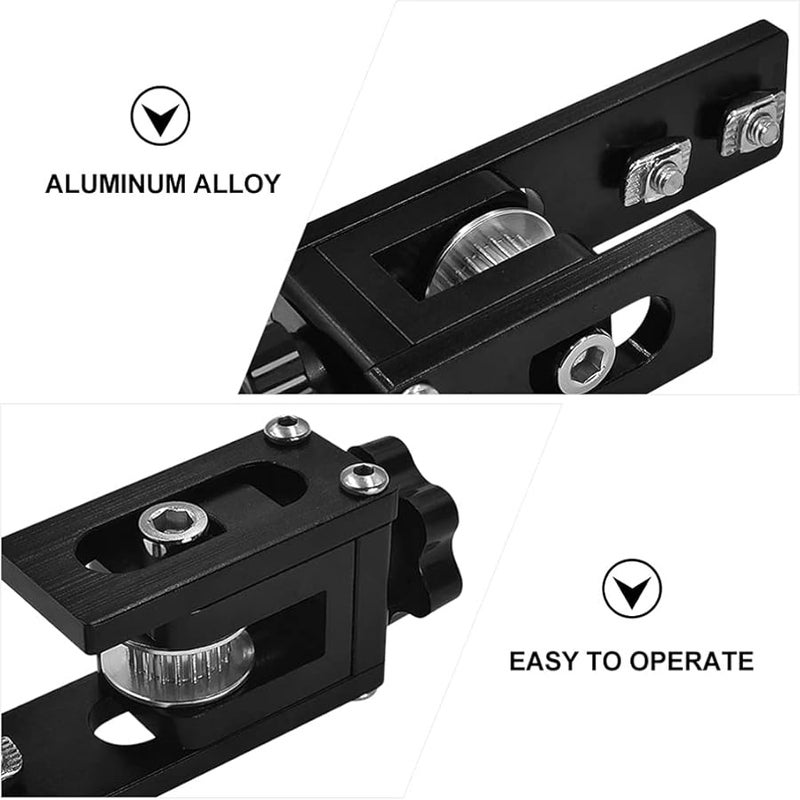 Black 3D Printer Belt Tensioner Compatible with CR10 3 Accessories Stretch Parts - Image 2